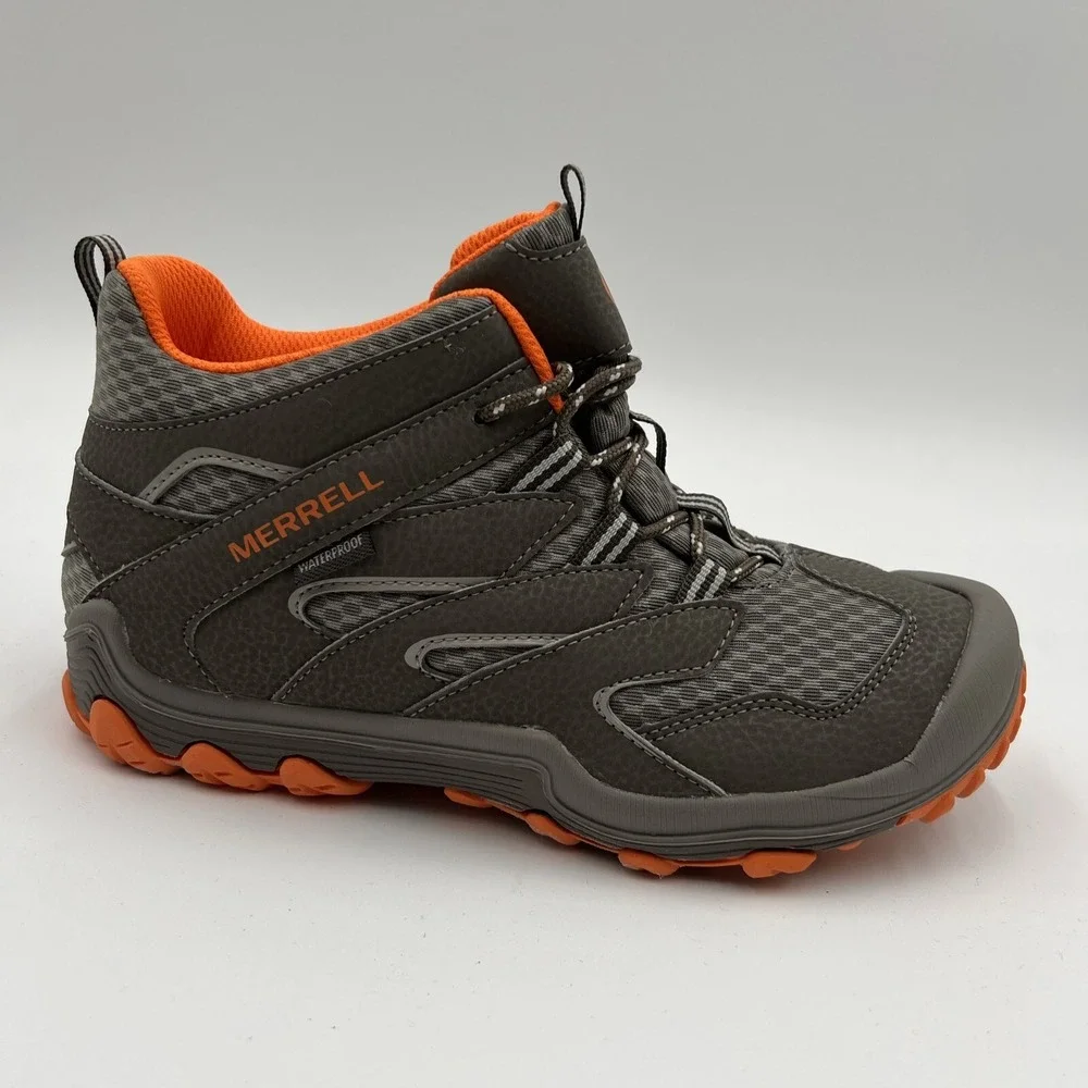 MERRELL Unisex‎ Child Chameleon 7 Hiking Waterproof Shoe Gunsmoke/Ora 4.5 NIB